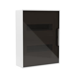 Корпус пластиковый настенный FRAME ЩРН-П-24 IP41 тонированная дверь F24W1WD DKC