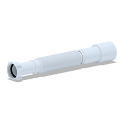 Гофра с гайкой для сифона 1 1/4"х40/50 L=366-776мм АНИ Пласт K206
