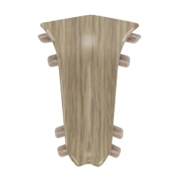 Внутренний угол для плинтуса К55 Комфорт Сосна золотистая