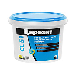 Церезит CL 51 Эластичная гидроизоляционная мастика 5 кг
