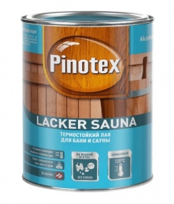 Лак Pinotex Lacker Sauna 1 л Прозрачный