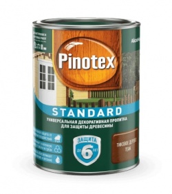 Pinotex Standard Тиковое дерево 0,9 л