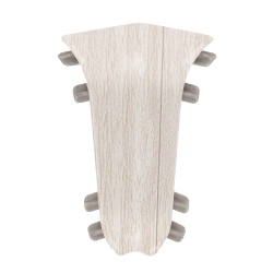 Внутренний угол для плинтуса К55 Комфорт Светлый ясень