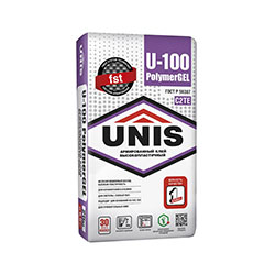 Клей плиточный высокоэластичный армированный 25 кг 160х160 см С2ТЕ Unis U-100 PolymerGEL