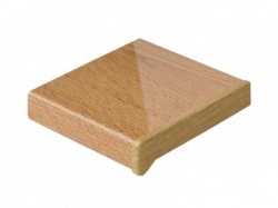 Подоконник ПВХ Moeller LD-S30 размер 400х30х6000 мм Светлый дуб глянец