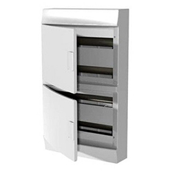 Бокс навесной Mistral41 72 модуля Белая дверь с клеммой IP41 ABB