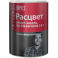 Расцвет грунт- эмаль 3в1 Желтый 0,9 кг