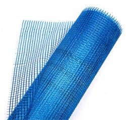 Мастернет сетка фасадная Синяя ширина 1000 мм длина 50 м плотность 110 г/м ячейка 10 мм стеклотканевая
