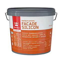 Краска для фасадов и цоколей 2,7л база С Tikkurila/Tikkivala Facade Silicon