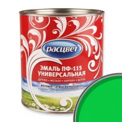 Эмаль Расцвет ПФ-115 универсальная 2,7 кг Ярко-зеленая