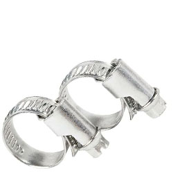 Хомут стальной червячный 10-16мм Rexant