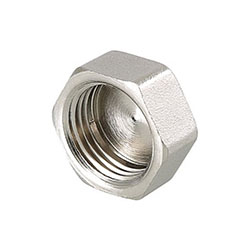 Заглушка ВР 1 1/4" латунь никелированная VALFEX