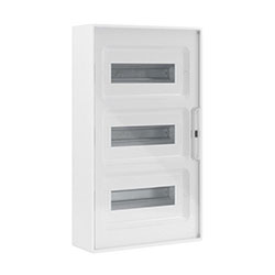 Корпус пластиковый настенный FRAME ЩРН-П-36 IP41 прозрачная дверь F36W1WT DKC