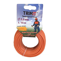 Леска триммера 3,0 Звезда 15 м TRIMIT