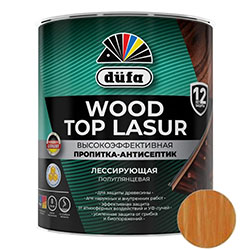 Пропитка-Антисептик для дерева Орегон 0,9 л Dufa Wood top Lasur