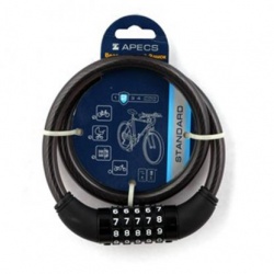 Замок велосипедный APECS PD-82 65 см с кодом