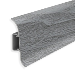 Плинтус К55 Комфорт 2,5 м Палисандр серый