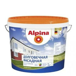 Альпина краска акриловая ДОЛГОВЕЧНАЯ ФАСАДНАЯ 5 л