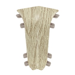 Внутренний угол для плинтуса К55 Комфорт Дуб европейский