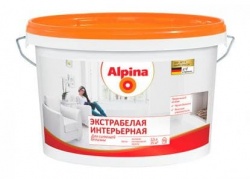 Краска Alpina Экстрабелая Интерьерная матовая 2,5 л.