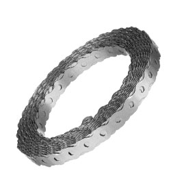 Монтажная лента перфорированная волна ЛМПВ 17х0,55х25000 мм FORTISFLEX