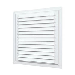 Решетка вентиляционная 3030МЭ сетка 300х300 окрашенная сталь Белая ERA