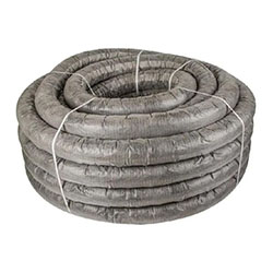 Дренажная гофрированная труба ДГТ с перфорацией Ø 110 мм в геотекстиле SN4 однослойная