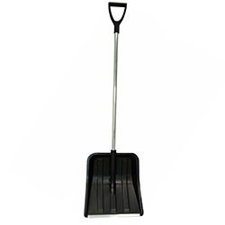Лопата снеговая алюминиевой черенок с ручкой 38х37 Sturm