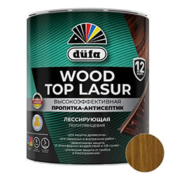 Пропитка-Антисептик для дерева Орех 0,9 л Dufa Wood top Lasur