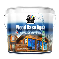 Грунт для дерева DUFA Wood Base Aqua c биоцидом бесцветная 9 л