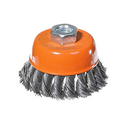 Щетка чашка для УШМ 75 мм Витая Sturm