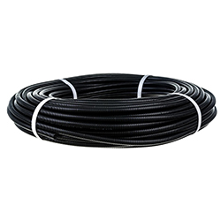 Труба гофрированная ПА 6 Ø 13 мм без протяжки ПВ-2 черная 50 м DKC