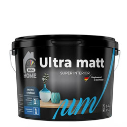 Краска для стен и потолков BC Глубокоматовая 2,5 л Dufa Premium Home Ultra matt