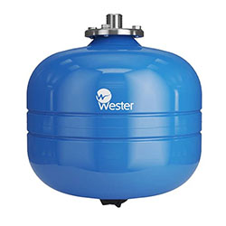 Гидроаккумулятор 12 л вертикальный Синий 3/4" WAV Wester