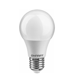 Лампа светодиодная LED 7 вт E27 А60 2700К Теплый свет ОНЛАЙТ Лампа светодиодная LED 7 вт E27 А60 2700К Теплый свет ОНЛАЙТ