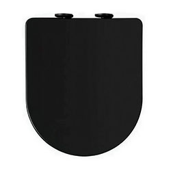 Сиденье для унитаза дюропласт микролифт Черное Circulo Selena C101NM