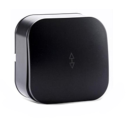 Переключатель 1-клавиша ОП Frea 10А IP20 250В АБС-пластик Карбон выключатель проход TOKOV ELECTRIC