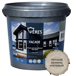 Краска для деревянных фасадов Теплый камень 0,9 л Veres