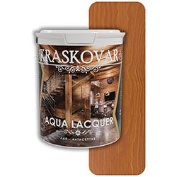 Лак-антисептик для дерева и камня Лиственница 0,9 л Kraskovar Aqua Lacquer