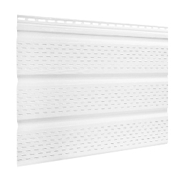 Софит полностью перфорированный ProfBuild 3000х305 мм Белый