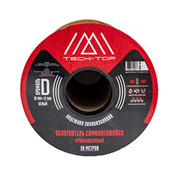 Уплотнитель 10х12 мм Белый 50 м ТЕСН-ТОР D