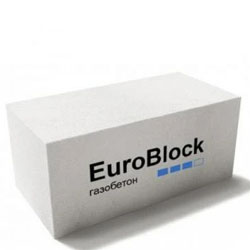 EuroBlock блок газосиликатный 600х300х150 мм