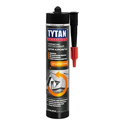 Герметик каучуковый для кровли 310 мл Коричневый Tytan Professional