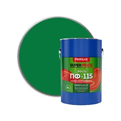 Эмаль полуматовая Зеленая 20 кг Фазенда Profilux ПФ-115