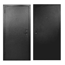 Дверь Форпост TD5-1 860х2050 Левая металл Антик коричневый 9001-1 c фурнитурой и цилиндром