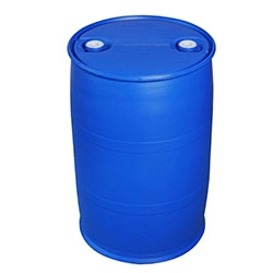 Бочка Б/У 220 л Синяя с 2 малыми крышками