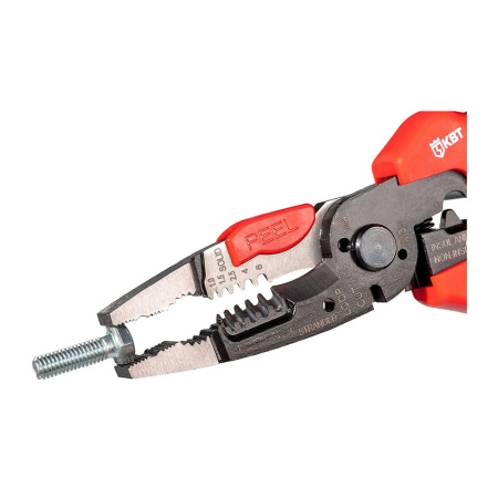 Картинка Пассатижи-Мультитул 215 мм серия ПРОФИ с функцией опрессовки снятия изоляции и резки КВТ