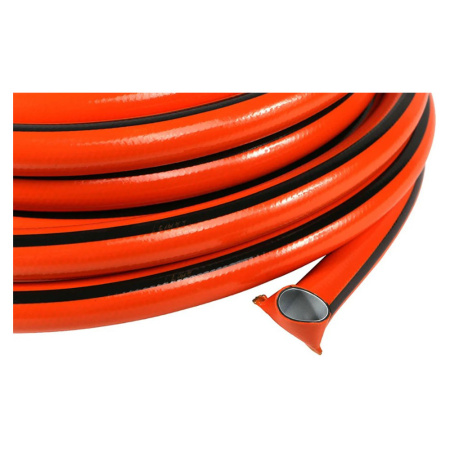 Картинка Шланг поливочный армированный 4-х слойный 1" 20 м Оранжево-черный Sturm