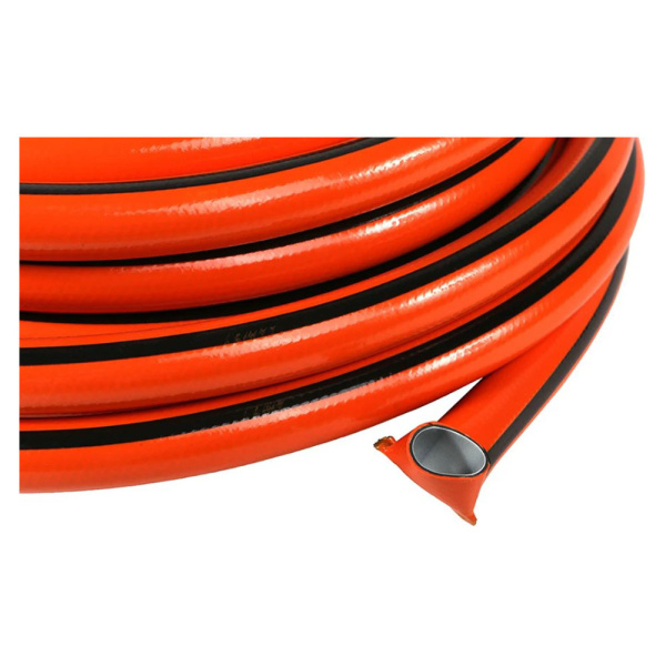 Картинка Шланг поливочный армированный 4-х слойный 1" 20 м Оранжево-черный Sturm