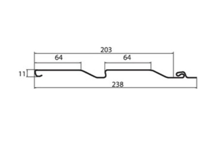 Картинка Сайдинг Grand Line 224х3000 мм D4 цвет Персиковый